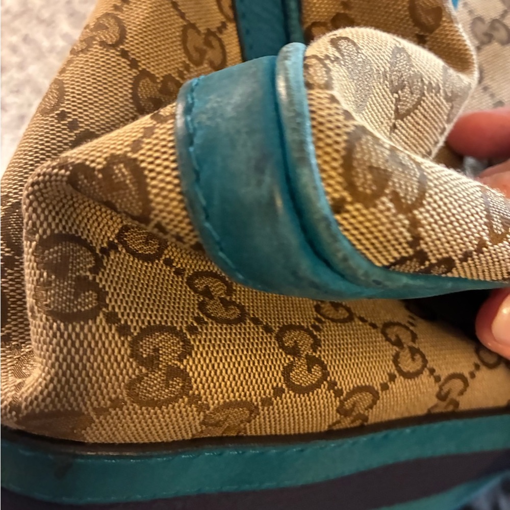 Gucci Vintage Web Boston canvas bag - Picture 12 of 16